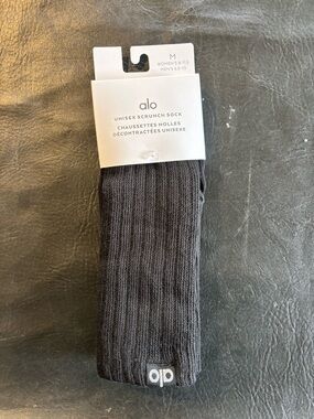 ALO Yoga Unisex Scrunch Sock - Black